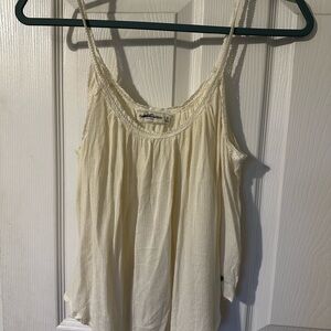 Abercrombie & Fitch Cream Tank Top M